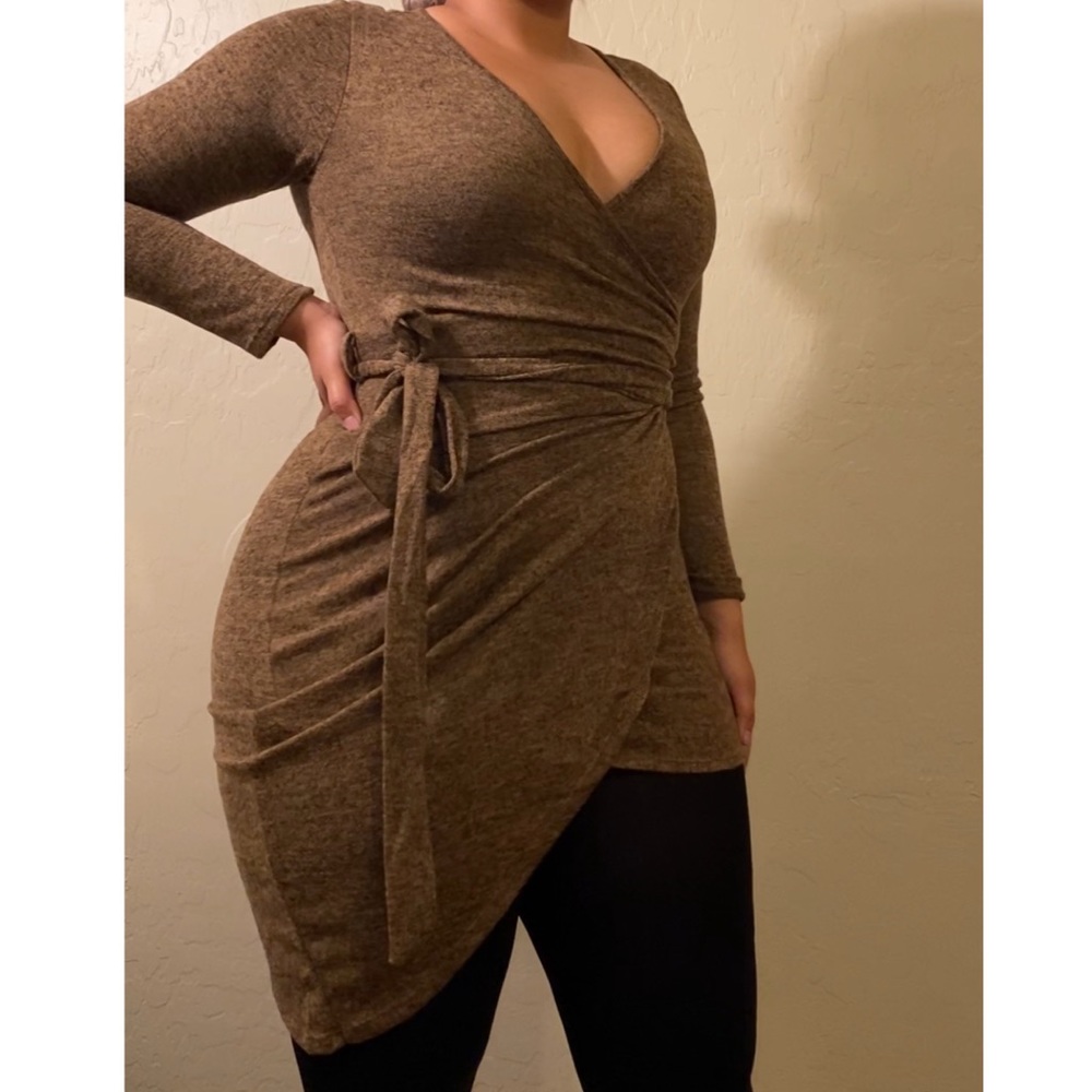 Wrap around dress